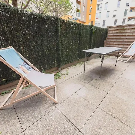 Apartament Tea&chill- Oreo - 2 Terraces - 10 Min From Metro Bobigny